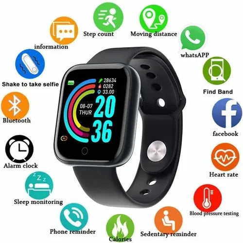 RELOJ INTELIGENTE SMARTWATCH Y68