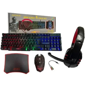 COMBO GAMER 4 EN 1 - TECLADO Y MOUSE