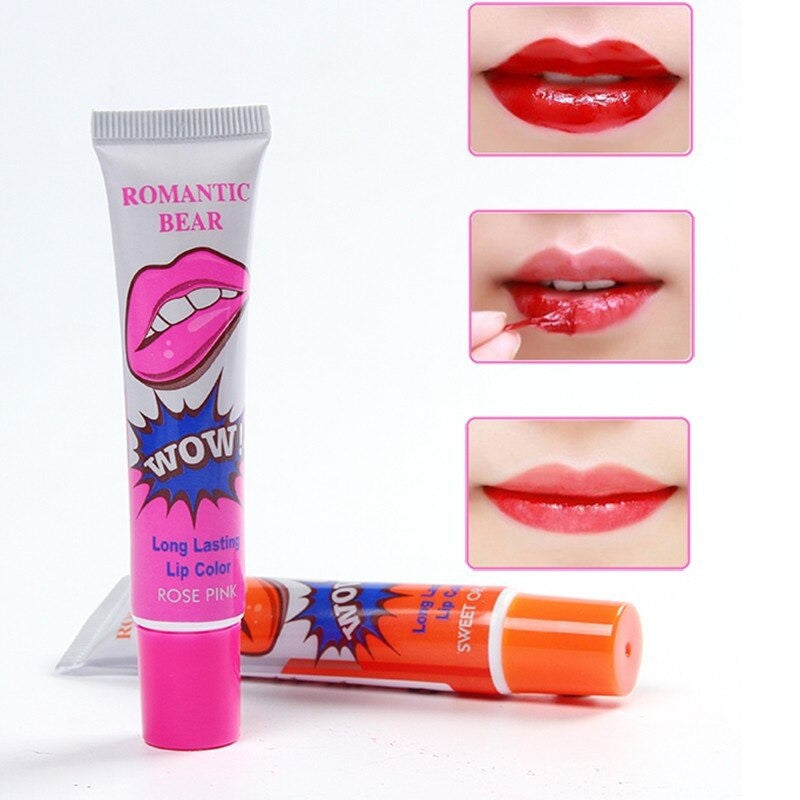 Labial duradero Romántico Wow  X 4 UND