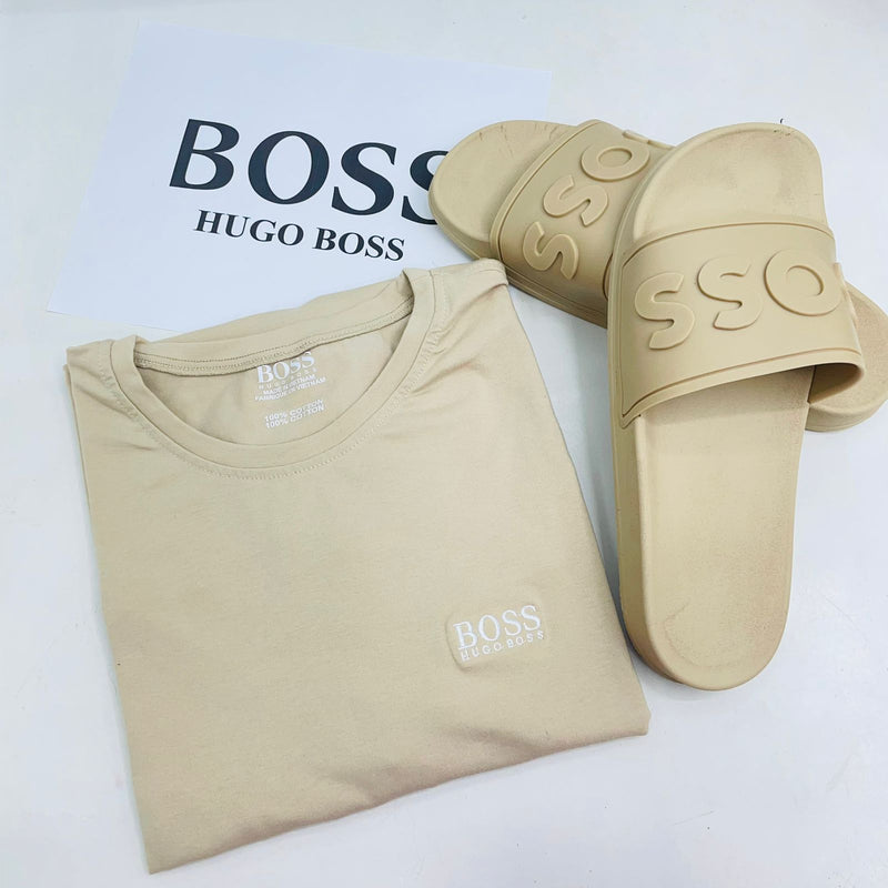 COMBO CAMISA HUGO BOSS + SANDALIAS