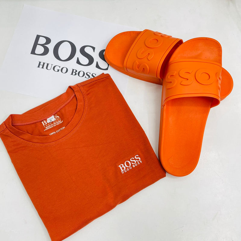 COMBO CAMISA HUGO BOSS + SANDALIAS