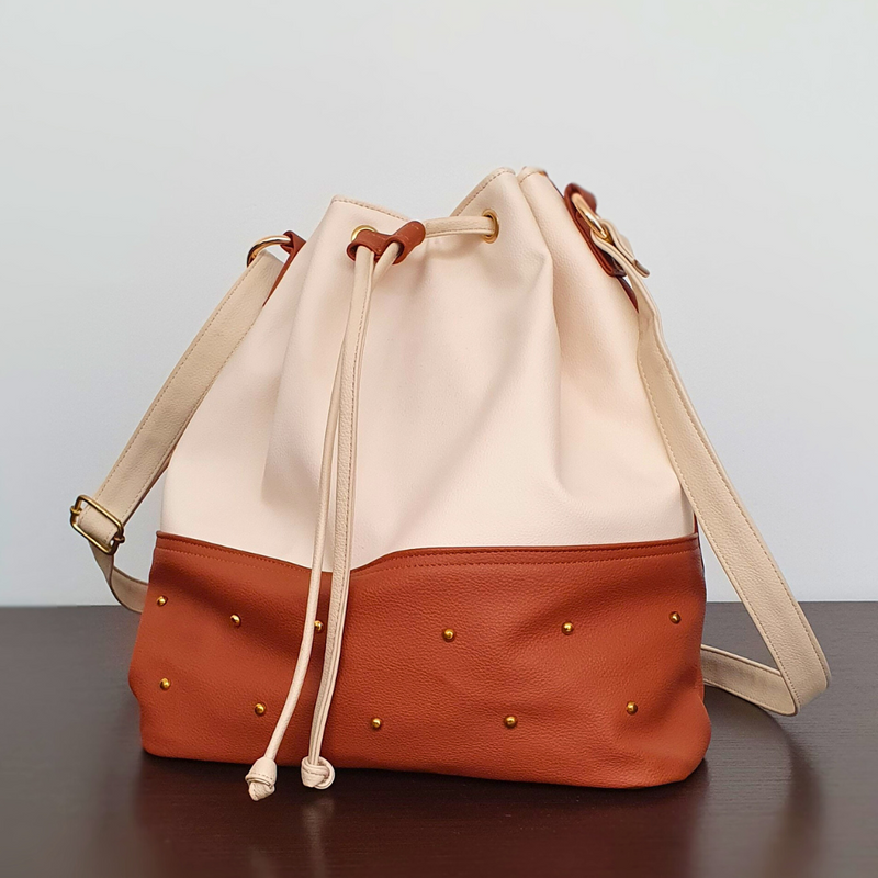 Bolso Cuero Mujer Blanco